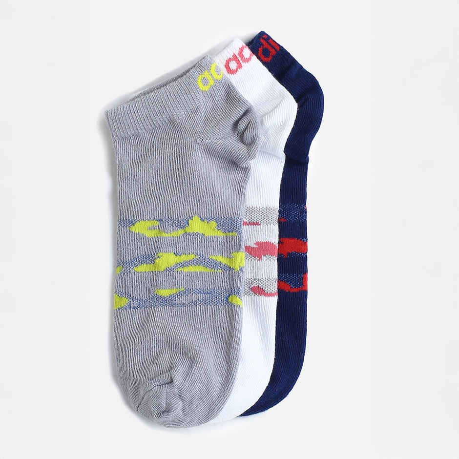Adidas Patterned Ankle Length Socks | AD-0592-CD7373NWH