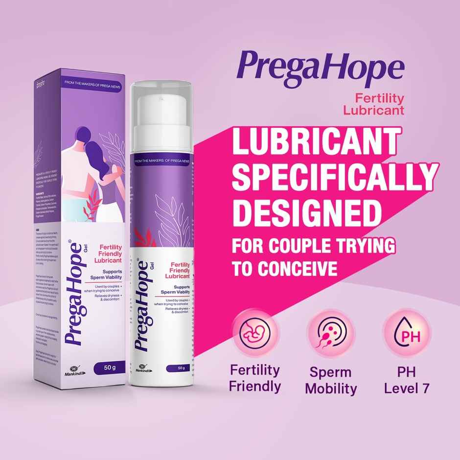 Prega Hope Gel - Fertility Lube (Skin Friendly, Ph Level 7)