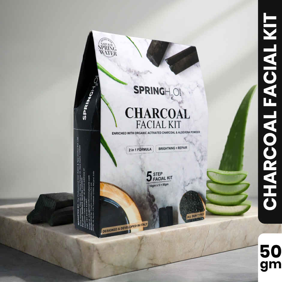 Spring H2O Charcoal Facial Kit