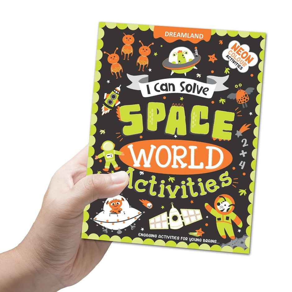 Space World Activities - I Can Solve Activity Book For Kids Age 4- 8 Yr. With Colouring Pages,Mazes