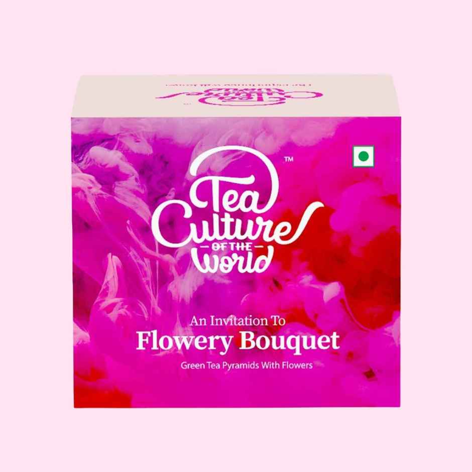 Tea Culture Of The World Flowery Bouquet Green Tea Bags