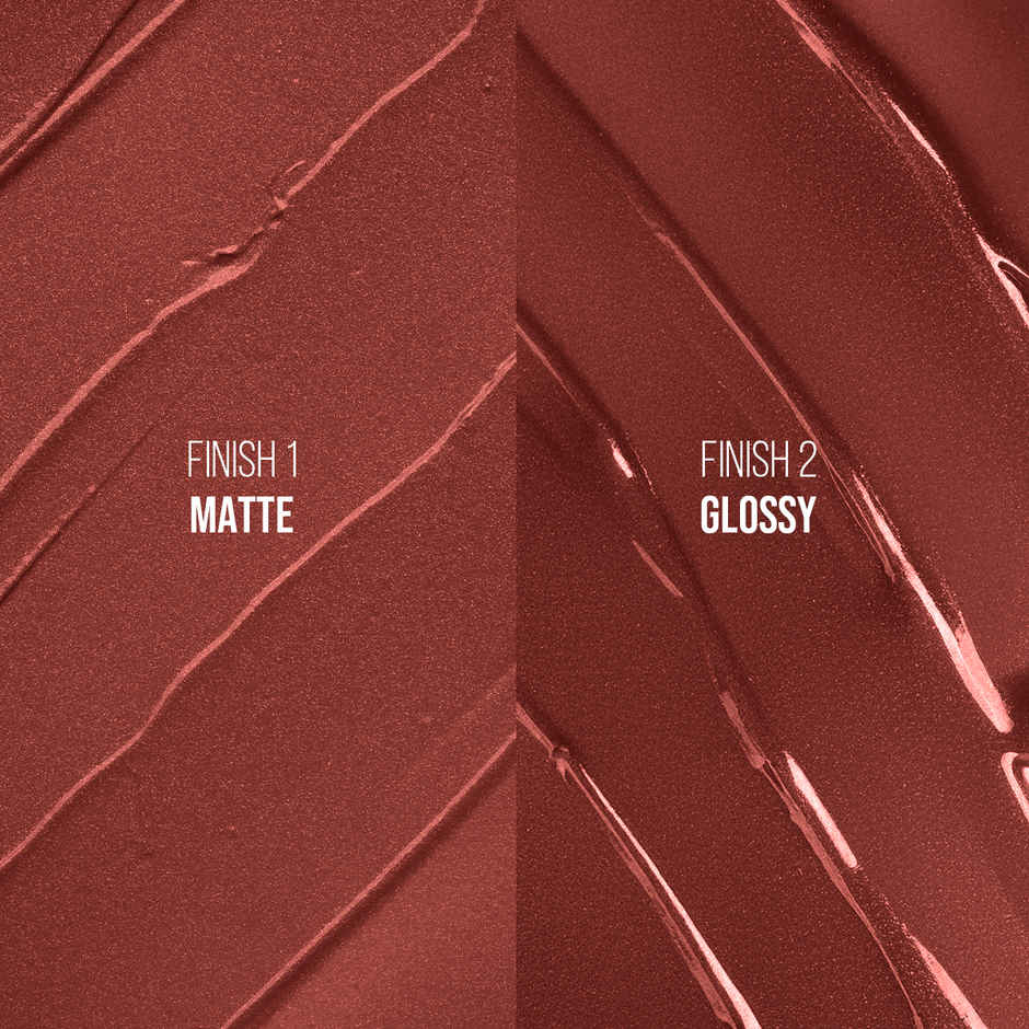 Staze Gloss Lock 2-in-1 Liquid Lipstick + Clear Gloss | Transferproof  | 05 Im Happy | 7g