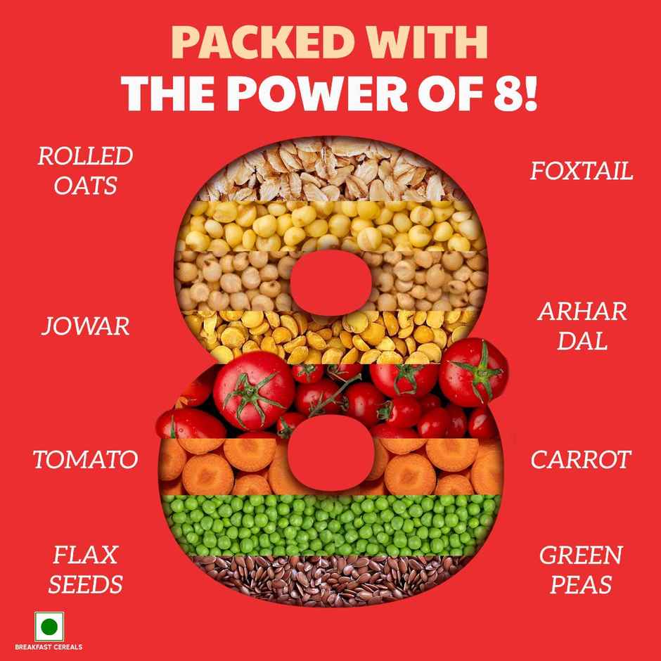 Right Shift Masala Oats, Tomato & Millets | High Protein & Fibre | No preservatives