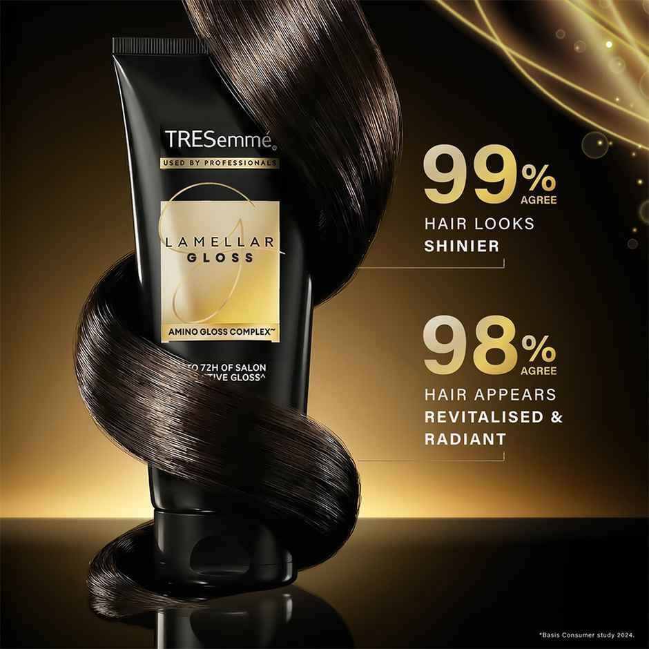 TRESemme Lamellar Gloss Conditioner for 72H of 8X Glossy, Smooth Hair, Dry & Dull Hair