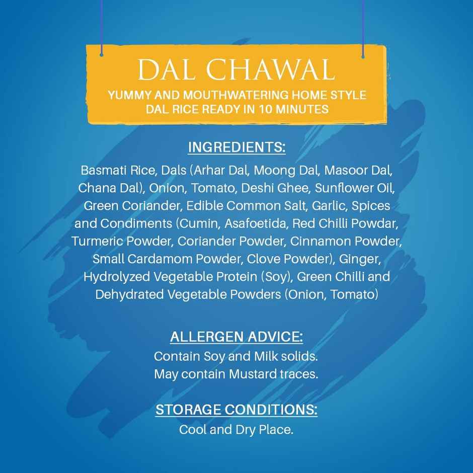 Daawat Cuppa Rice Dal Chawal | Ready To Eat