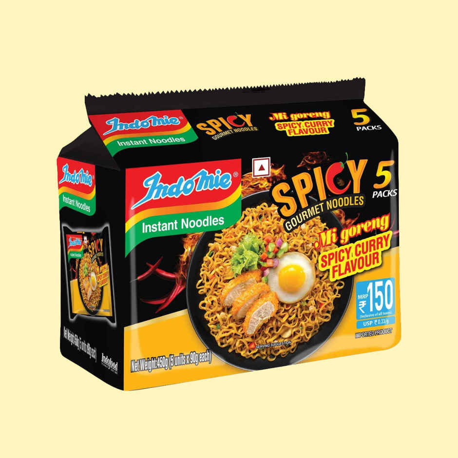 Indomie Instant Noodles Mi Goreng Spicy Curry Flavour Family Packs Combo