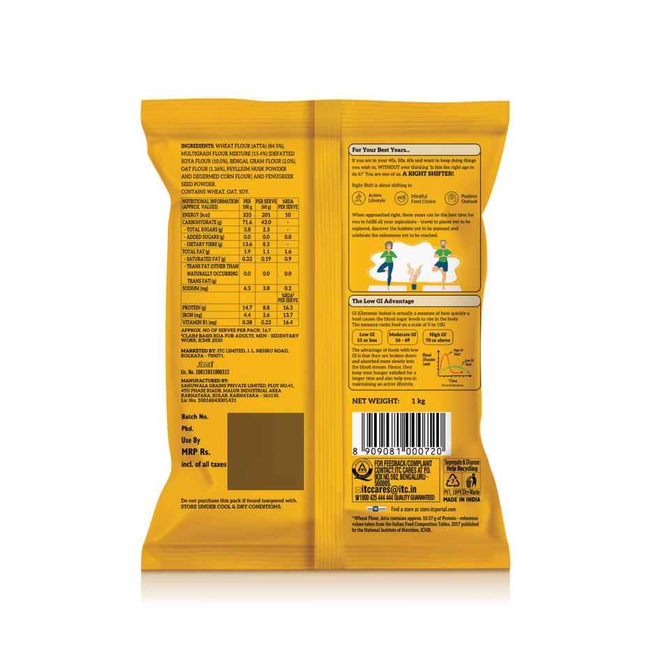 Right Shift High Protein Multigrain+ Atta | High Fibre, Low GI