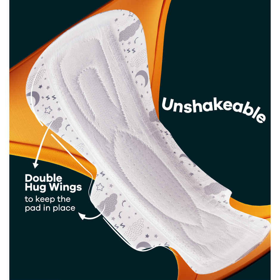 Whisper Bindazzz Nights Sanitary Pads | XXXL | 10 pcs