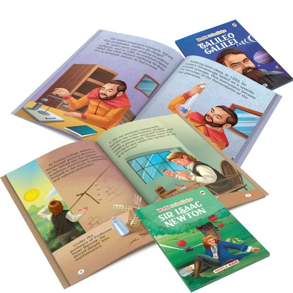 Story Books For Kids | Set Of 5 - World Scientists | Biographies For Kids | Age 6-10