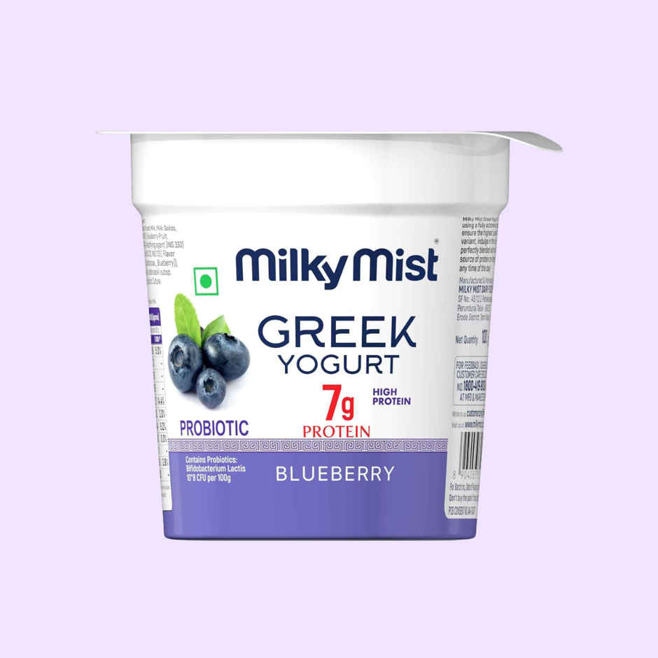 Milky Mist Greek Yogurt Blueberry