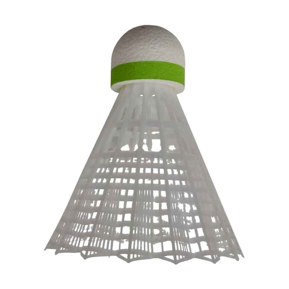 Decathlon Perfly Plastic Shuttlecock | Yellow | White & Orange