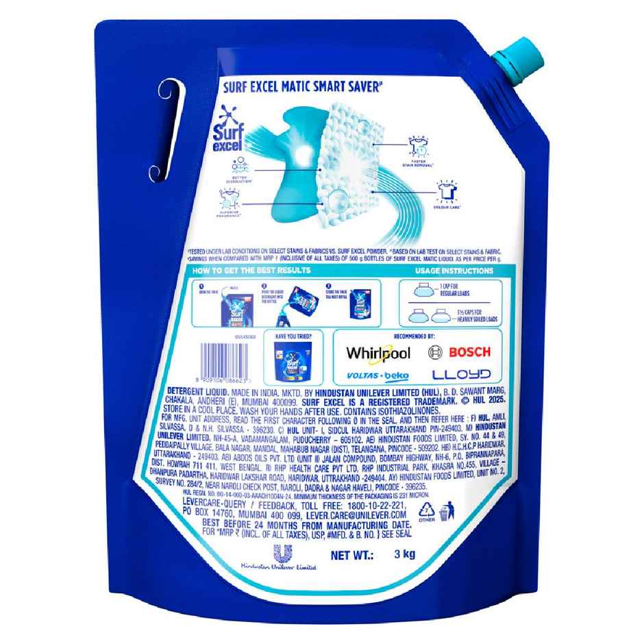 Surf Excel Matic Top Load Detergent Liquid