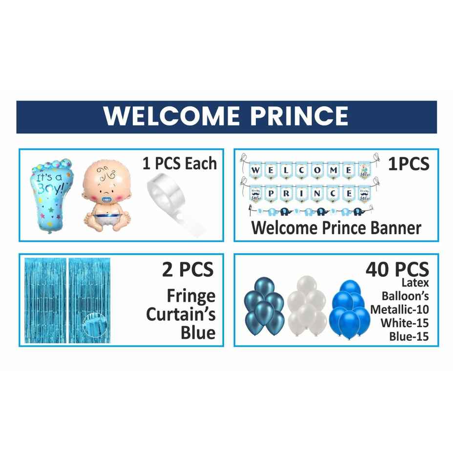 Welcome Prince Decoration Kit | Let's Vybe