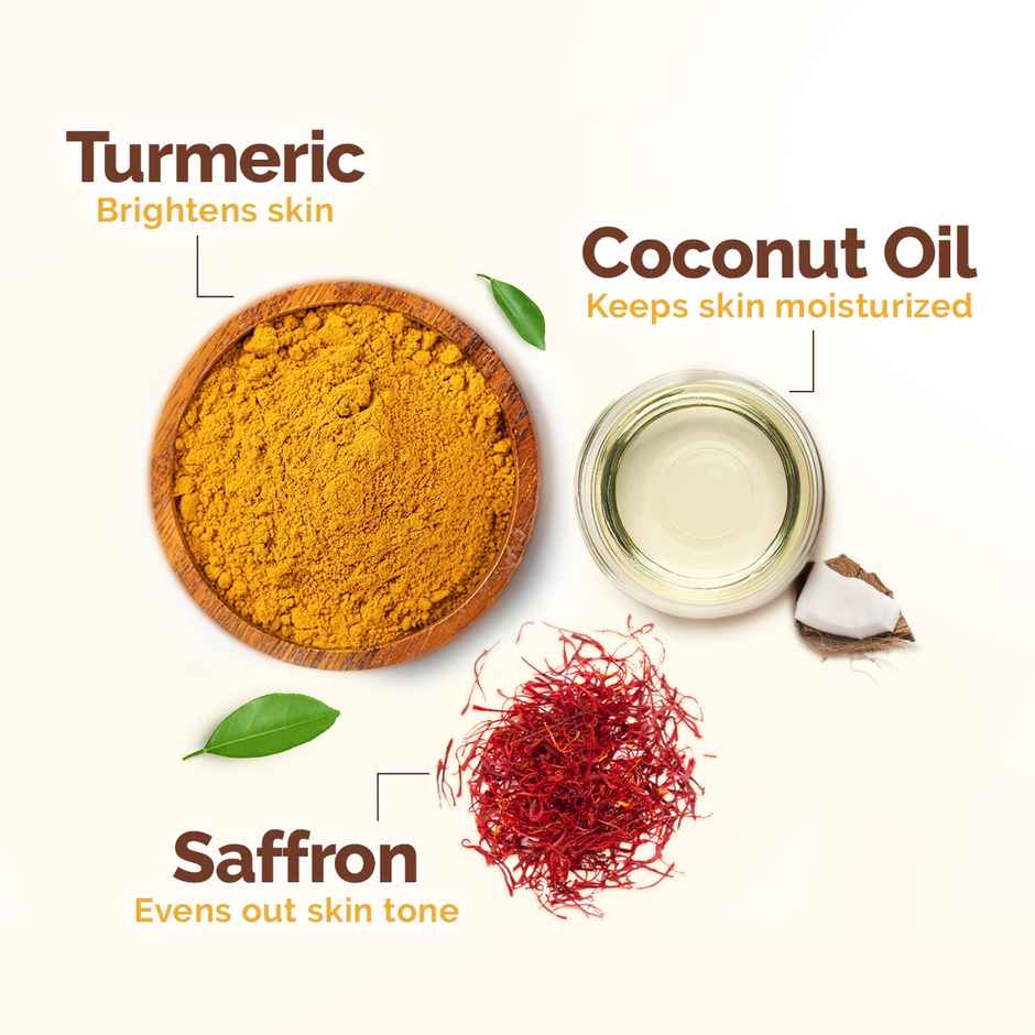 Mamaearth Ubtan Face Wash With Turmeric & Saffron For Tan Removal | Skin Brightening