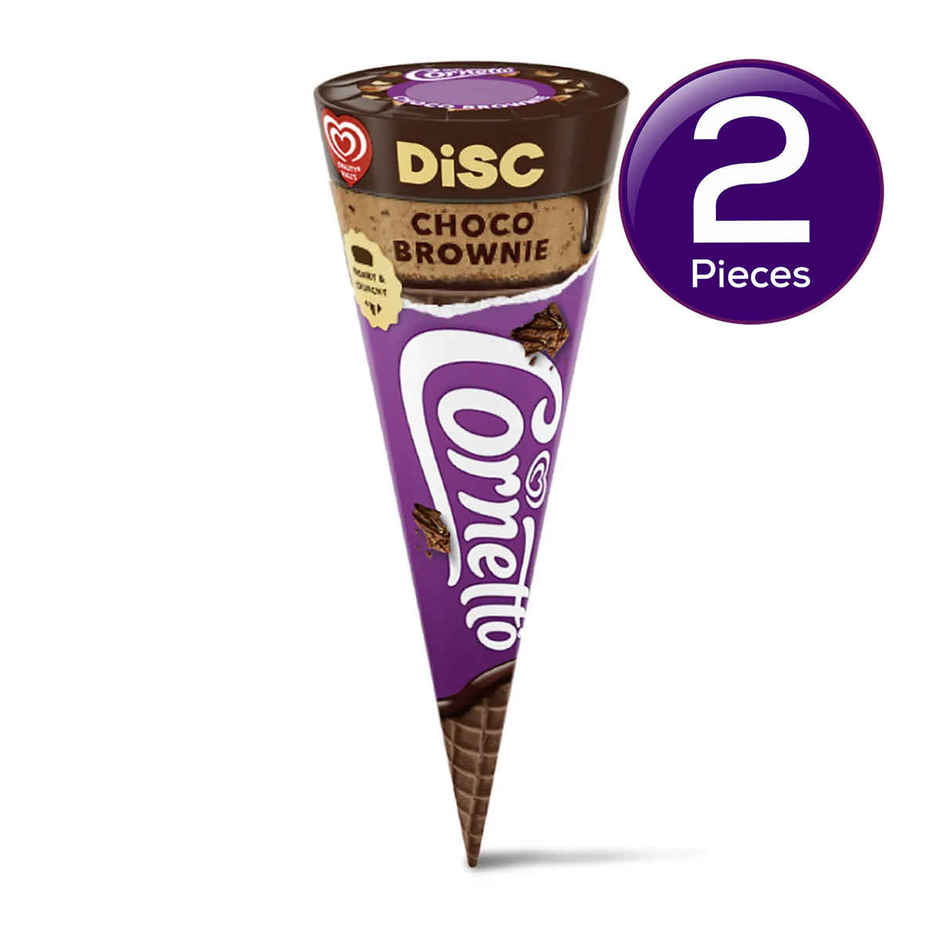 Kwality Wall's Cornetto Choco Brownie Cone Combo
