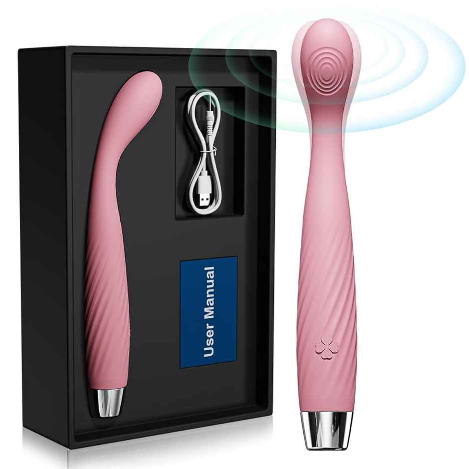 Qibox Personal Body Massager with 10+ Vibration Patterns Waterproof & Flexible Neck