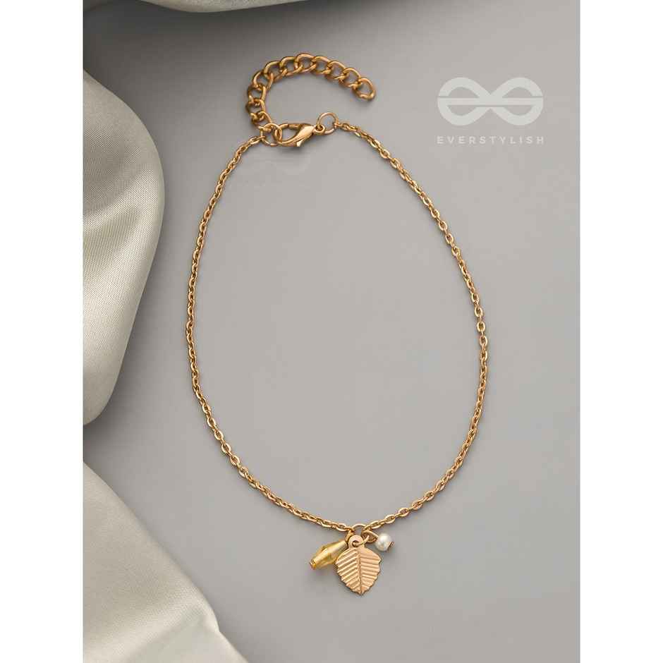 Everstylish The Autumn Tree- Elegant Golden Anklet