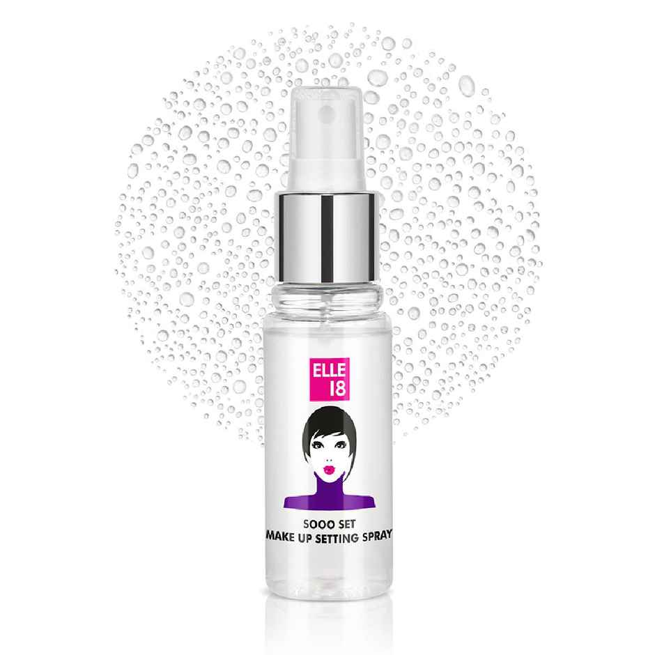 Elle 18 SOOO Set Setting Spray | Long-Lasting, Hydrating & Non-Sticky Makeup Fixer