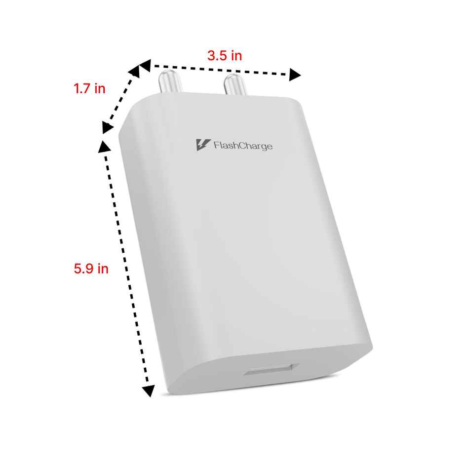 Ailkin 65W ULa Fast Charger for Vivo iQOO Z6| QC 3.0 Adapter for Quick Charge