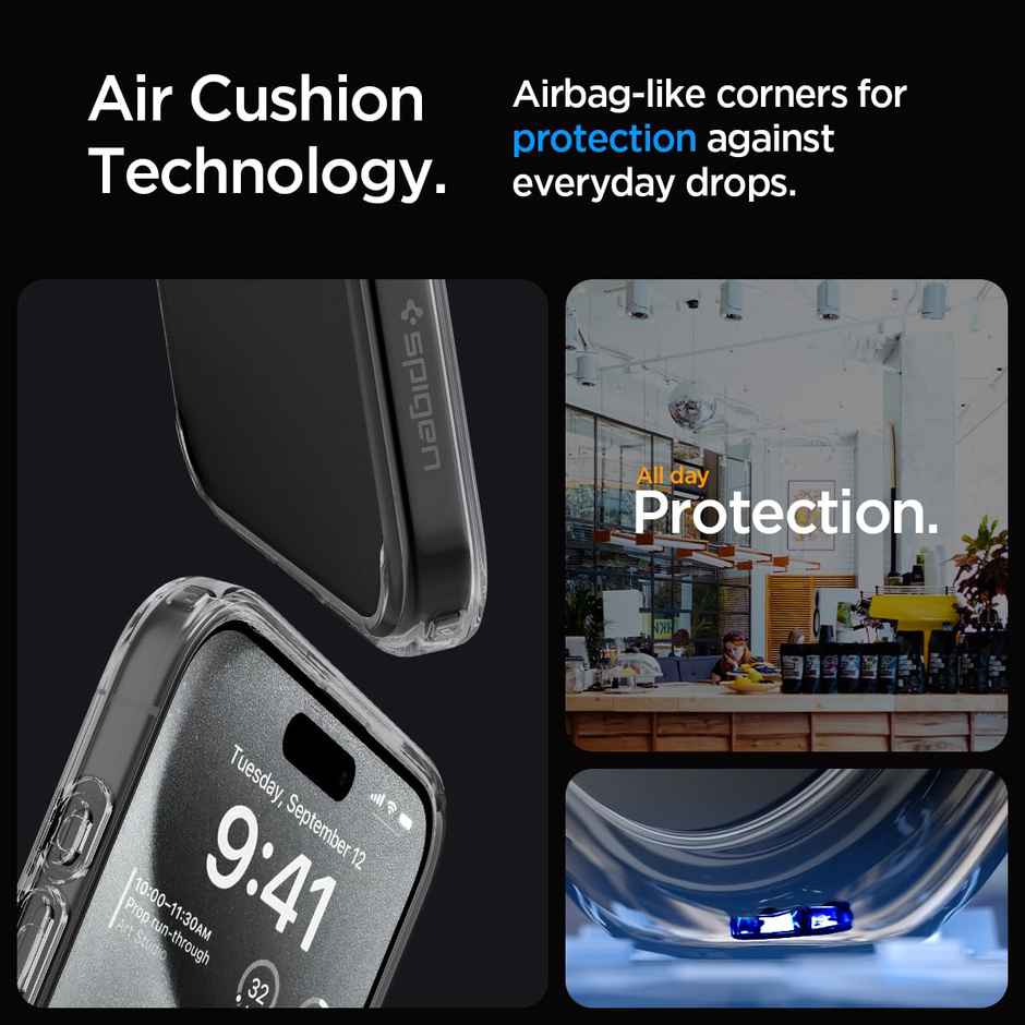 Spigen iPhone 15 Pro Max Ultra Hybrid Crystal Clear