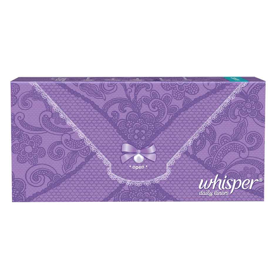 Whisper Clean and Fresh Daily Liners 20 panty liners for women