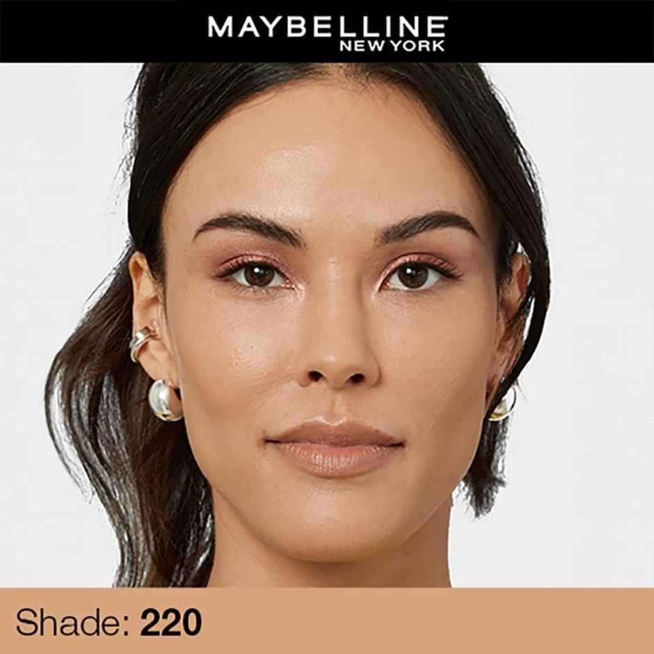 Maybelline New York Fit Me Matte+Poreless 16H Oil Control Foundation With SPF 22, Shade 220