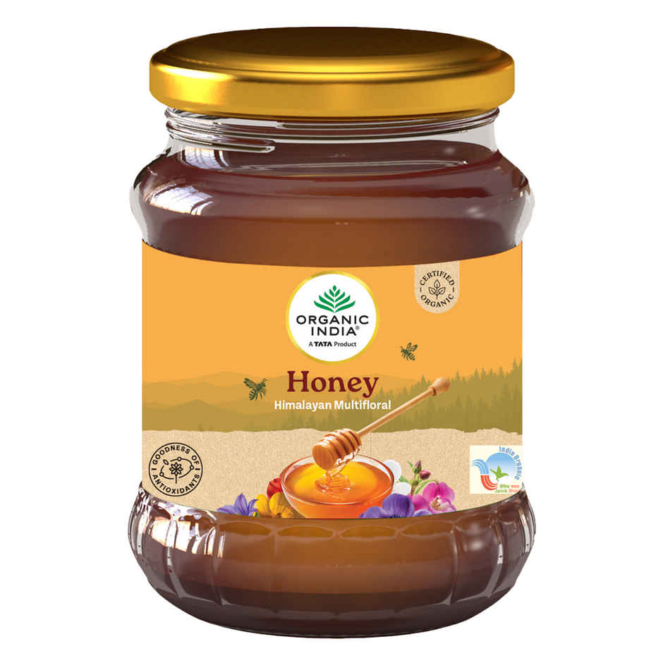 A Tata Product - Organic India Himalayan Multi Floral Honey | Rich In Nutrients | Antioxidants