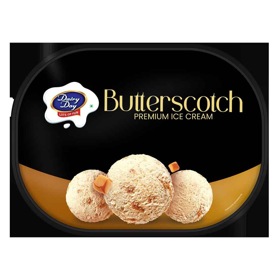 Dairy Day Crunchy Butterscotch Premium Ice Cream Tub