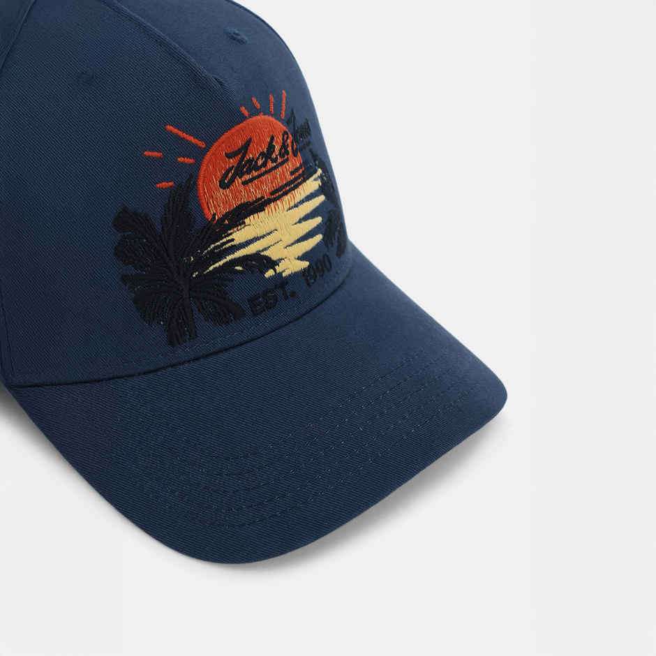Jack & Jone Sizes Cap | Navy Peony - One Size
