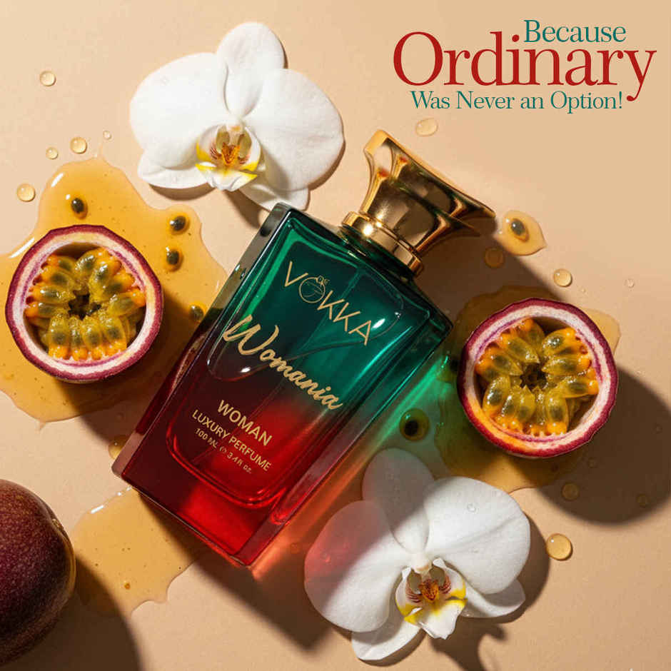 Vokka Womania Luxury Long Lasting Perfume for Women Saffron Passionfruit
