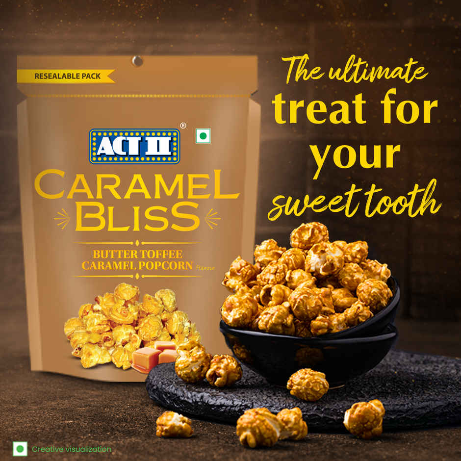 ACT II Butter Toffee Caramel Popcorn | On-the-Go Snacks | Sweet Munchies | Movie Treat
