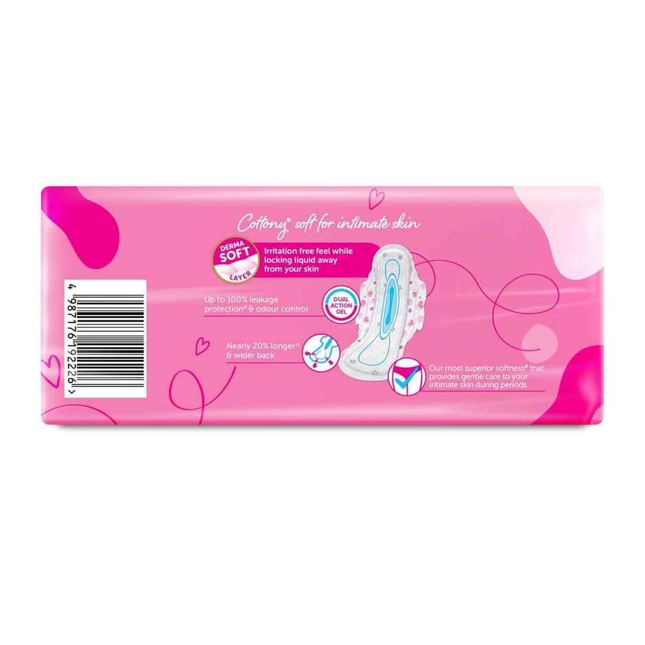 Whisper Ultra Skin Love Soft Sanitary Pads for Women, XL 30 Napkins