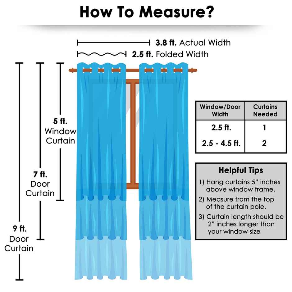 Story@Home 200 GSM Polyester Ethnic 2 Piece Window Curtain | Dark Brown & Ivory
