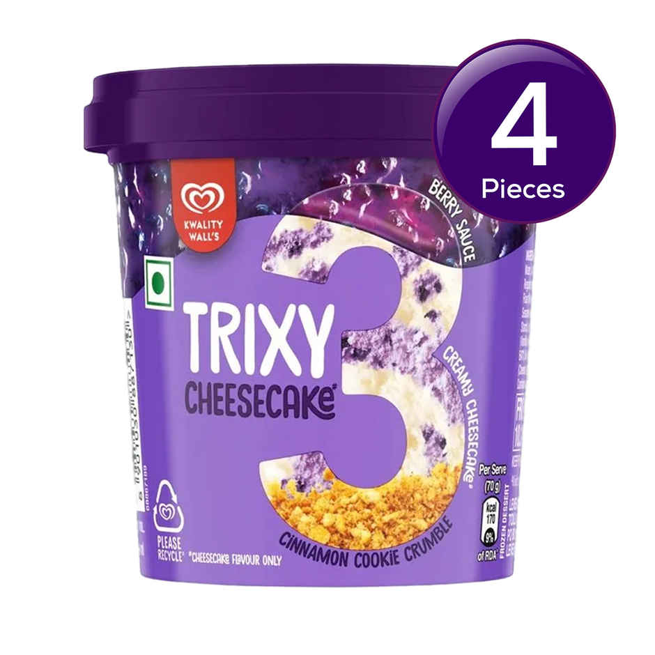 Kwality Wall's Trixy Cheesecake Cup Combo