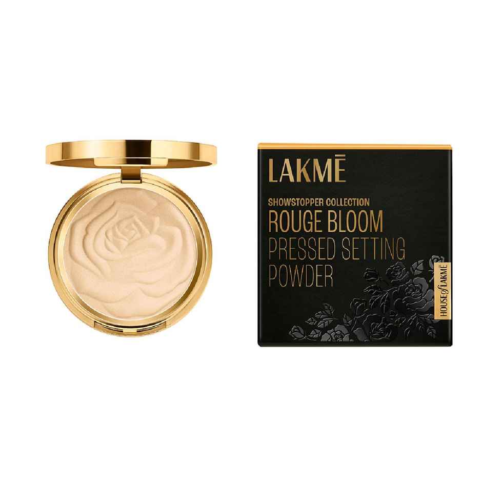 Lakme Showstopper Collection Rouge Bloom Setting Powder Neutral Nude