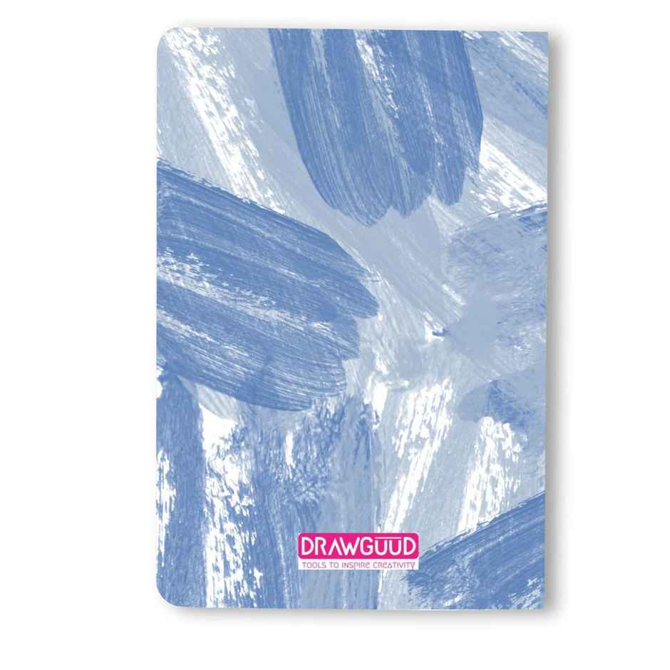 Journo By Drawguud 70 Gsm Ruled Notebook (A5, 120 Pages, Blue Notes)