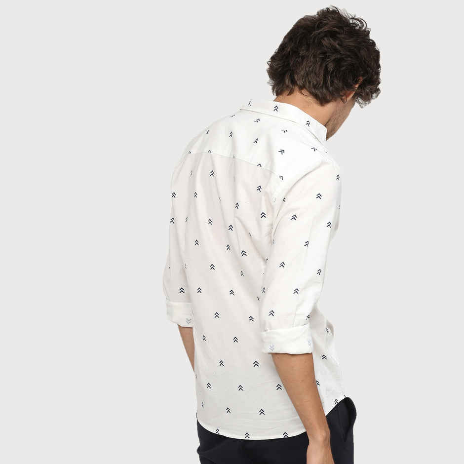 Ketch Men Slim Fit Printed Casual Shirt - Multicolor | M