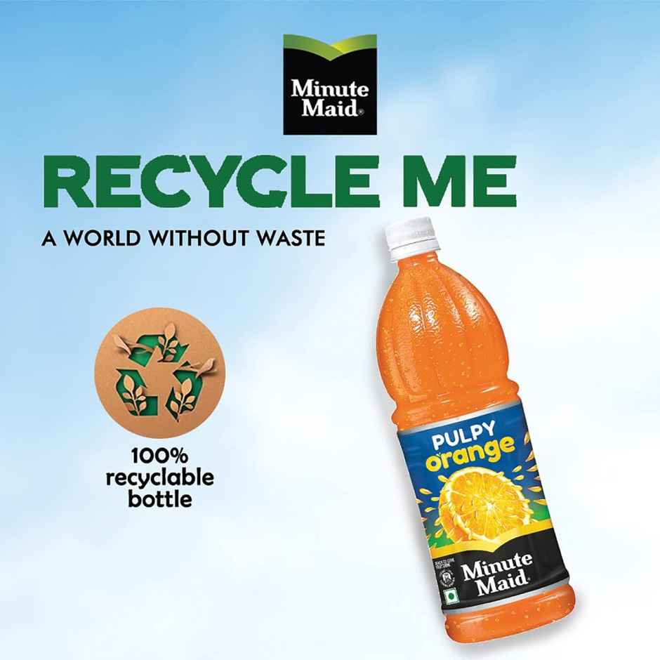 Minute Maid Pulpy Orange| Orange Fruit Drink with Pulp | The Coca-Cola Company