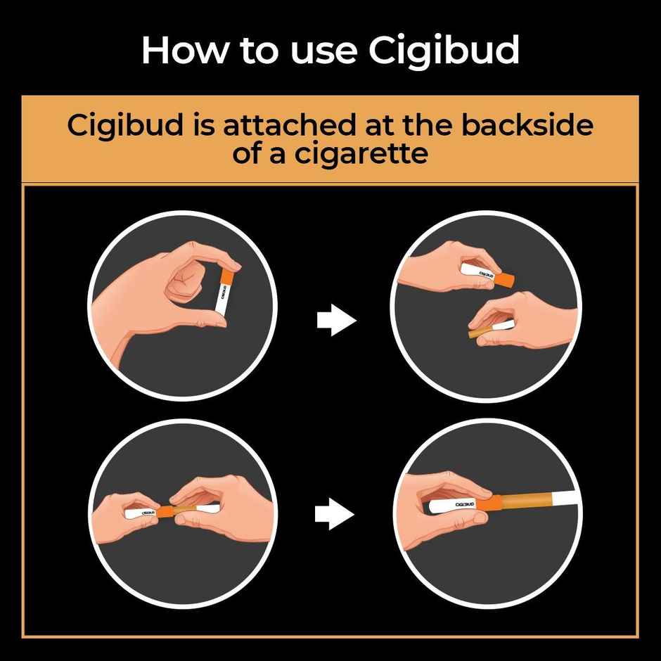 Cigibud Orange Lite Smoking Cigarettes Filter