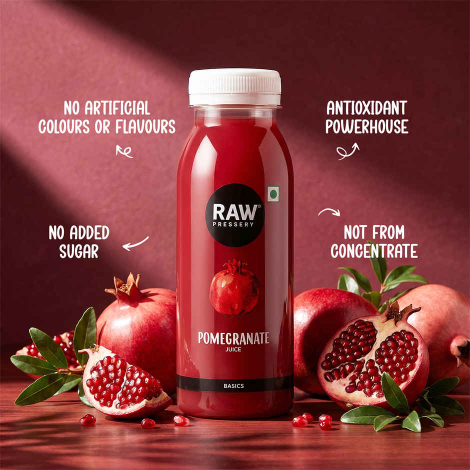 Raw Pressery Pomegranate Fruit Juice | Fresh & Fruity
