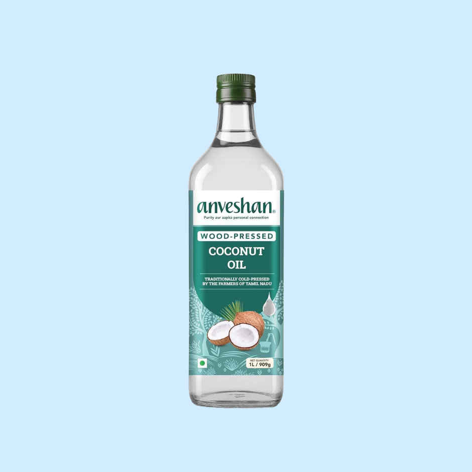 Anveshan Coconut Wood Cold Pressed Oil (Nariyal Oil)