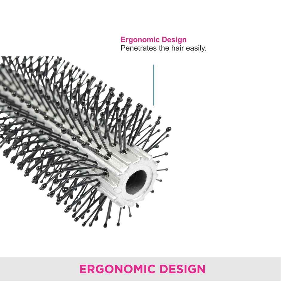 VEGA Round Hair Brush For Adding Curls | Volume & Waves In Hair| Men And Women (R10-Rb)