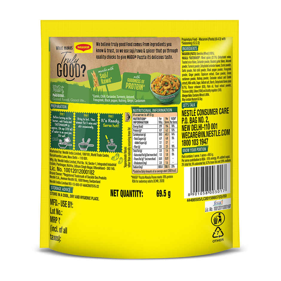 Maggi Pazzta Instant Pasta - Masala Penne