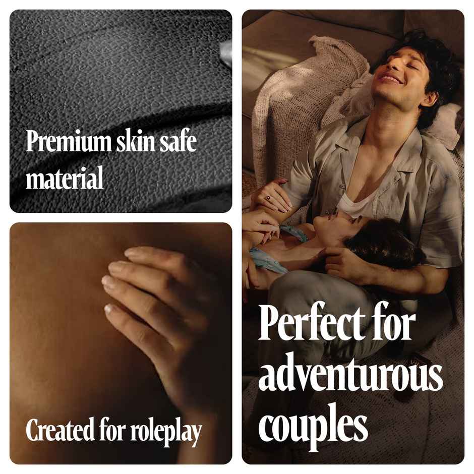 Bold Care Lockdown Hand Cuffs - Premium Quality with Adjustable Size | Soft Fur | Rust Proof