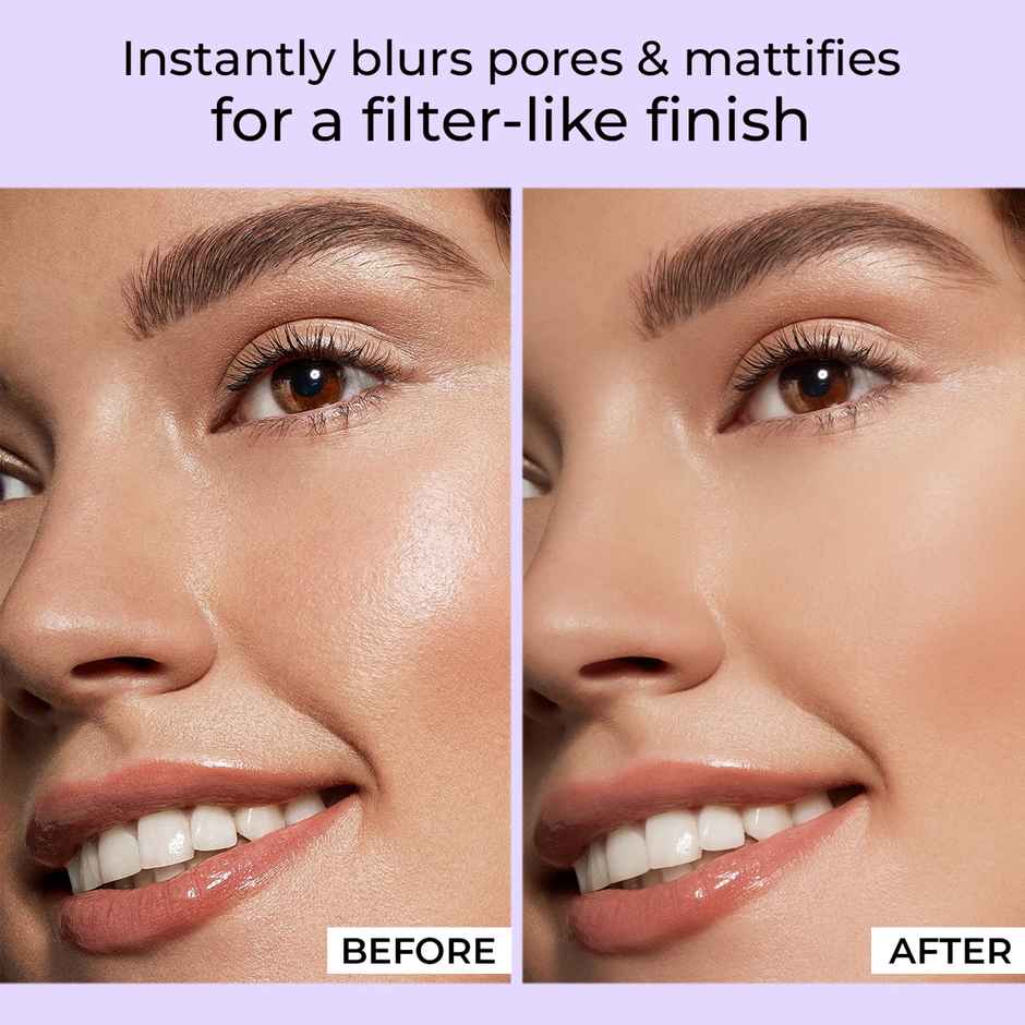 Just Herbs Pore Blurring Hd Makeup Banana Filter Setting Powder Mattifies Skin For Women Compact