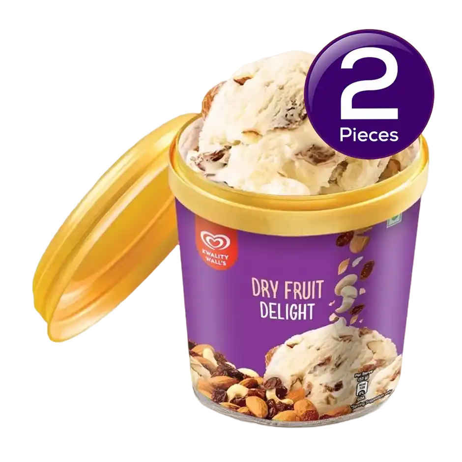 Kwality Wall's Dry Fruit Delight Cup Combo