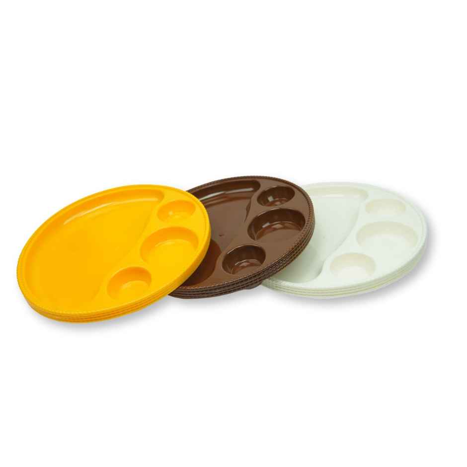 Divine Vibes Kanjak Gifting Sweety Plate - Multicolor