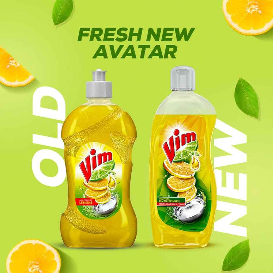 Vim Lemon Dishwash Liquid Gel (500ml) & Domex Ocean Fresh Toilet Cleaner Liquid (1L) Combo