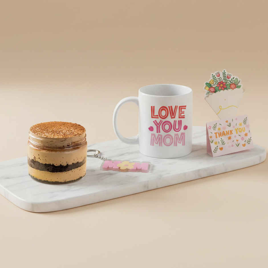 Tiramisu + Love You Mom Mug Hamper