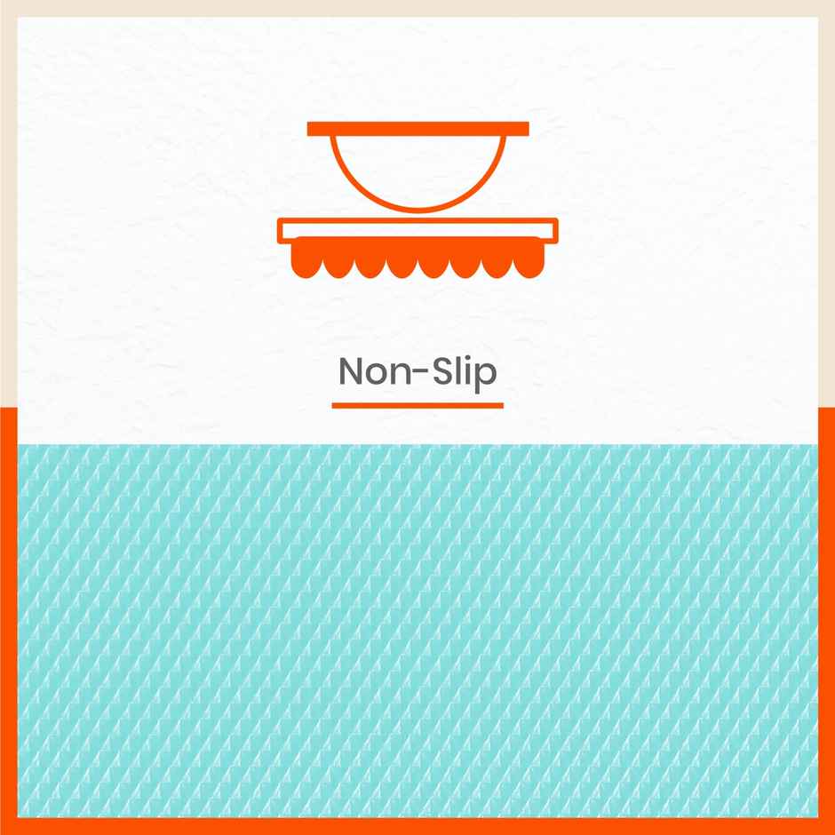 Bathla Shelf Liner | 45cm x 1.5 m | Multipurpose, Reusable, Washable, Temperature Resistant | Blue